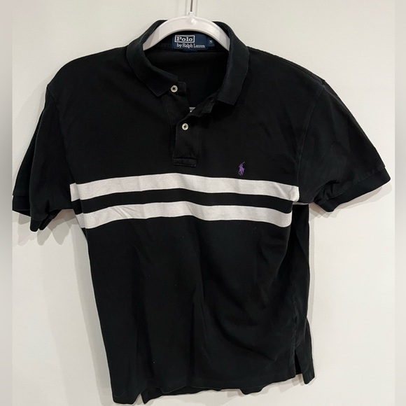 Black Polo by Ralph Lauren. Size Medium. - Picture 1 of 6